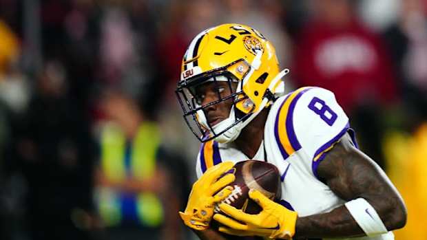 LSU wide receiver Malik Nabers